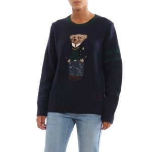 Brand new! Polo bear embroidery wool sweater